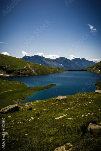 lake busin from busin pass in formazza valley © kippis