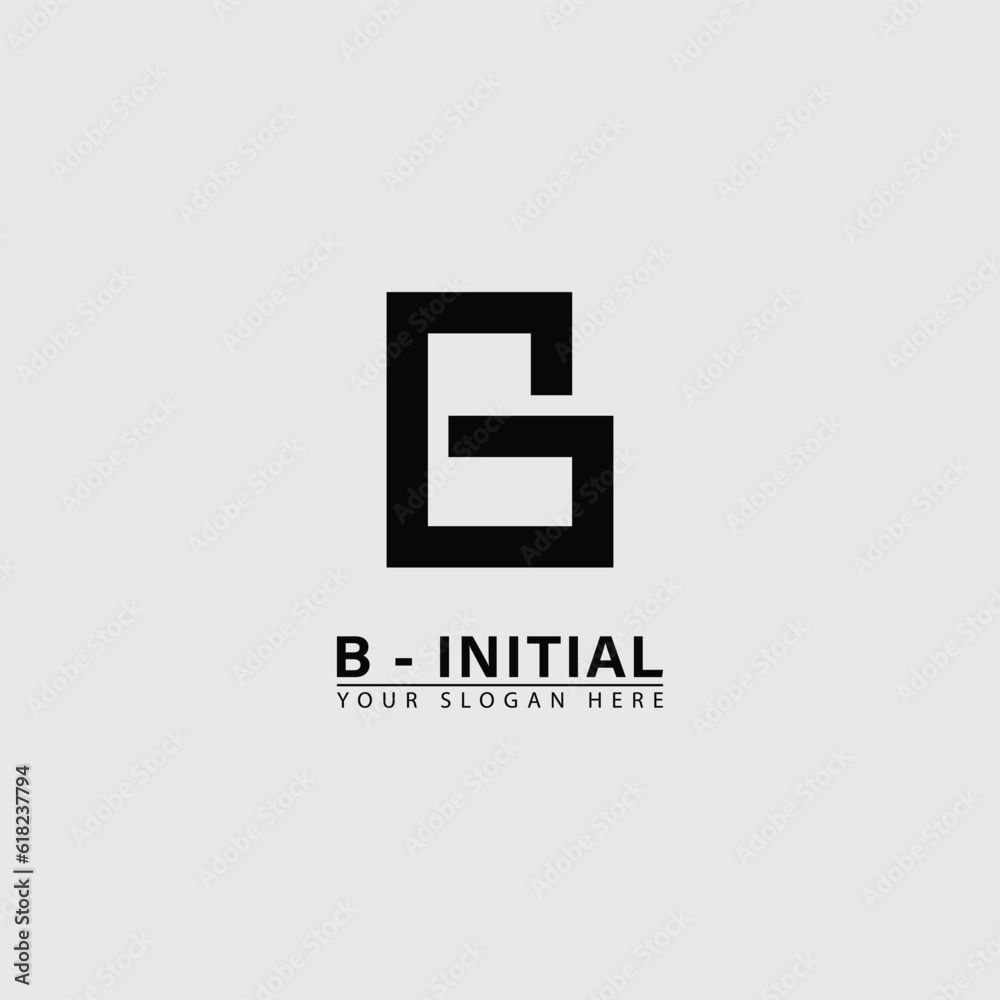 modern business initial B letter logo icon. modern business initial B letter logo icon.
