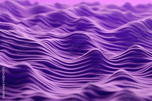 photo of an horizontal artificial purple topography