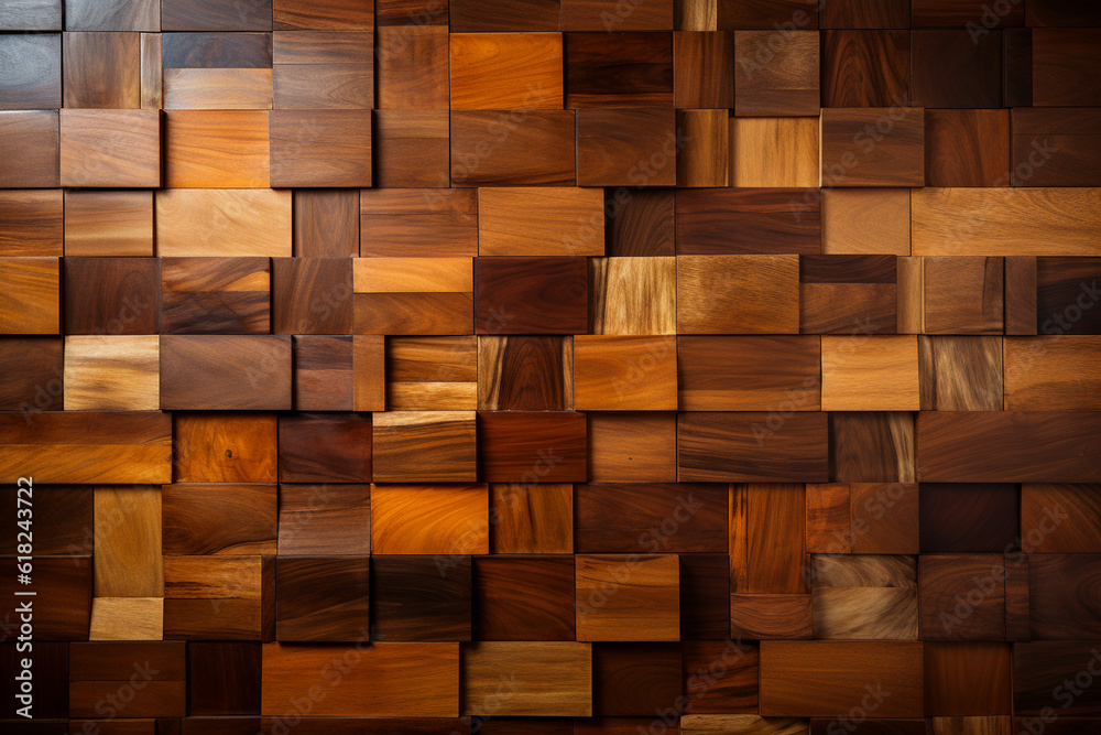 Exotic Teak: Exquisite teak wood arranged in an exotic parquet pattern, types of parquet background, textures Generative AI Exotic Teak: Exquisite teak wood arranged in an exotic parquet pattern, types of parquet background, textures Generative AI