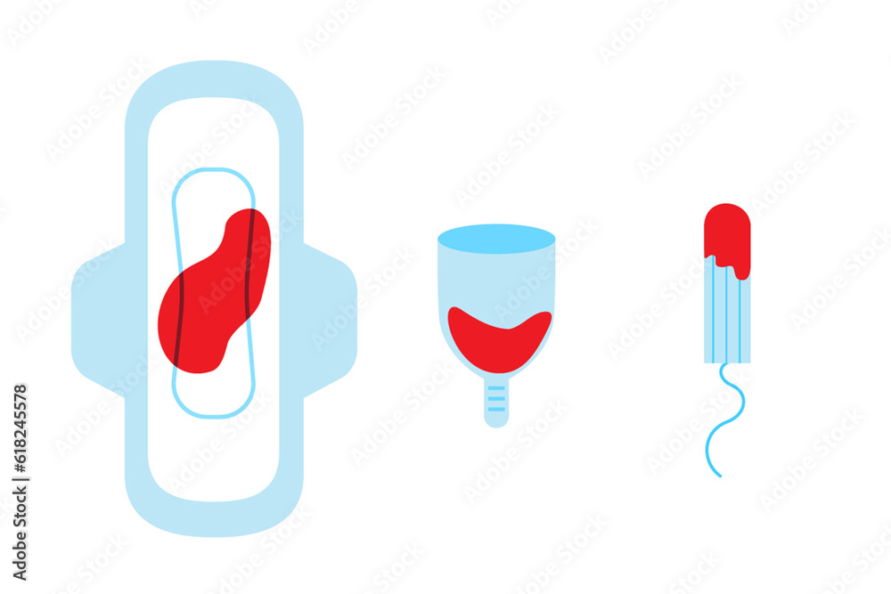 Normalizing menstruation and period. Concept on fighting period poverty