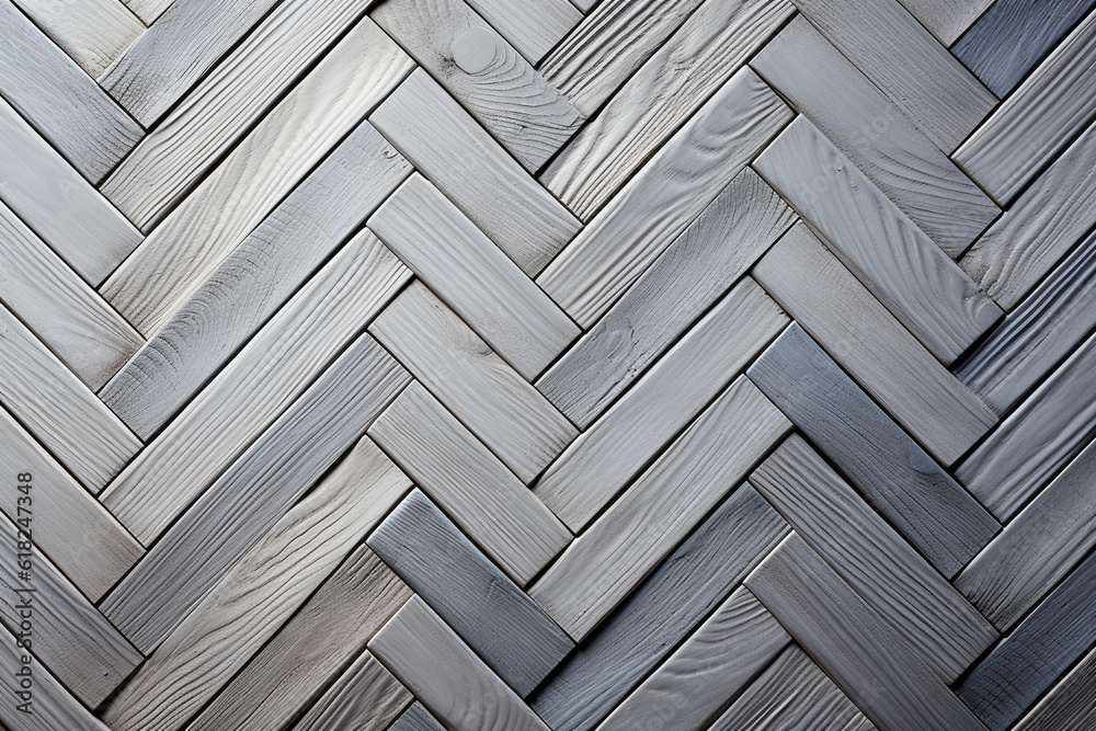 Gray Washed: Parquet flooring with a trendy gray washed finish, types of parquet background, textures Generative AI Gray Washed: Parquet flooring with a trendy gray washed finish, types of parquet background, textures Generative AI