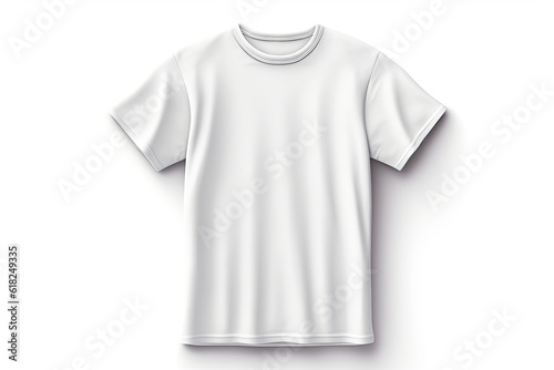 Template for design, blank t-shirt mockup.