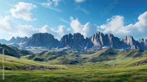 Majestic Mountains Backdrop