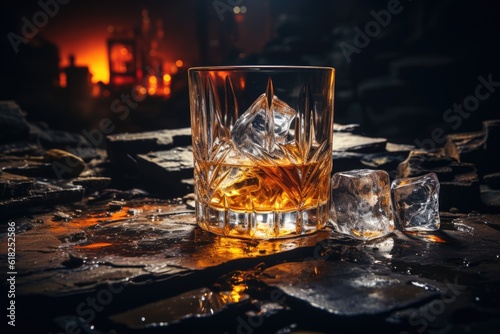 Stampa su tela Whiskey Scotch Brandy