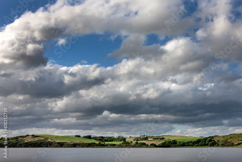 Bay at Westport Ireland. Westcoast. Clouds. 