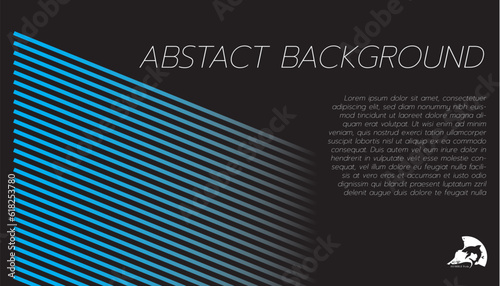Abstract Gradient Background Drak Blue Color  Presentation for website, poster, cover, banner vector illustration concept