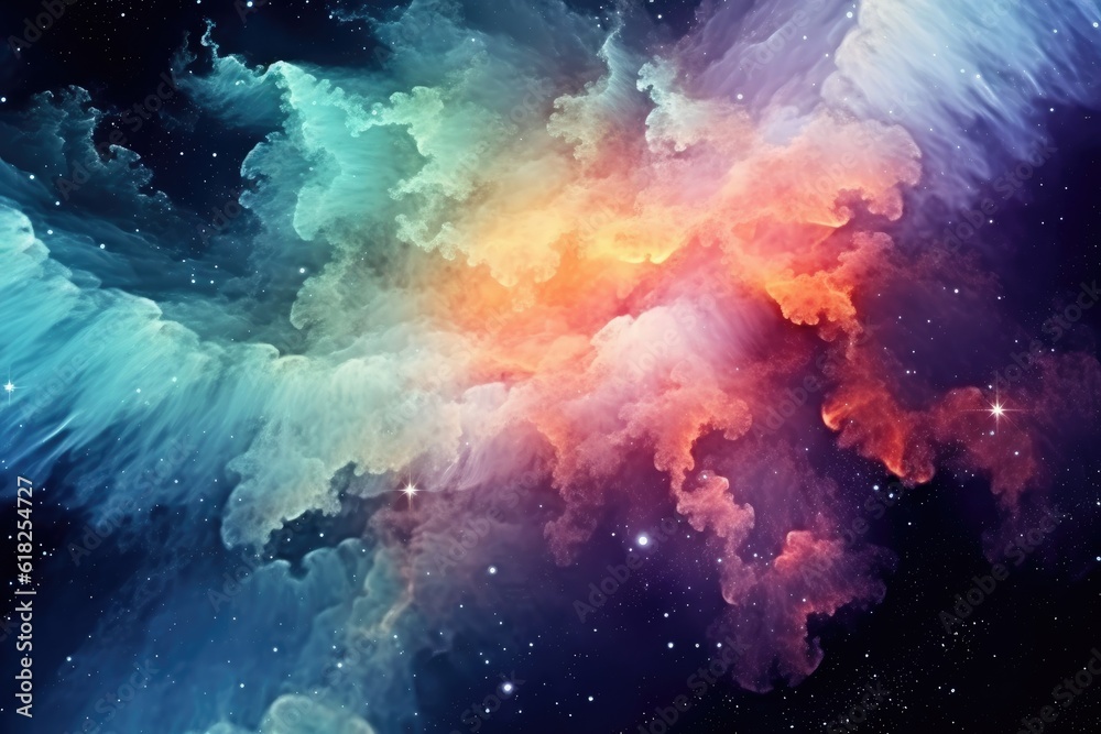 Colorful space galaxy cloud nebula Star Colorful space galaxy cloud nebula Star