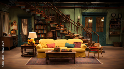 interior of a sitcom set