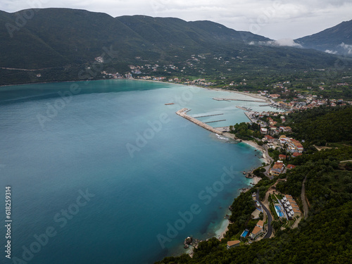 Fototapeta Naklejka Na Ścianę i Meble -  Vasiliki resort on the island of Lefkada in Greece