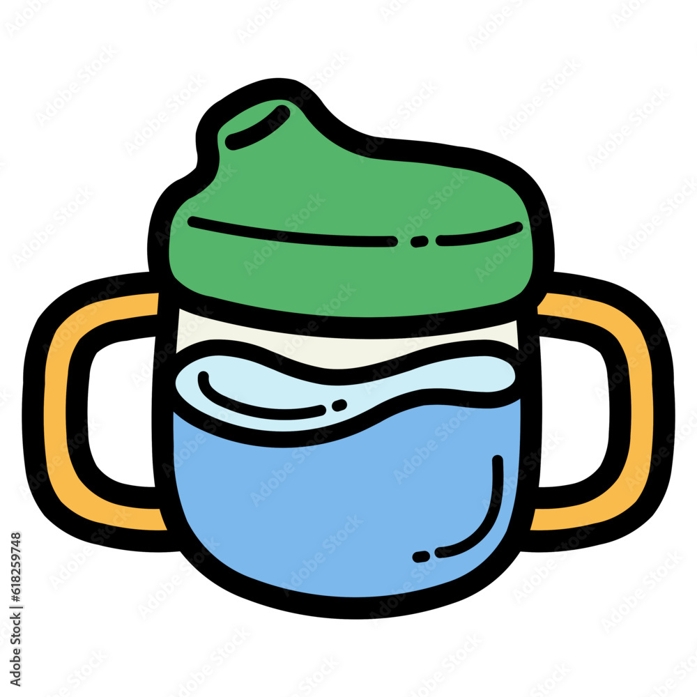 Obraz premium feeder filled outline icon style