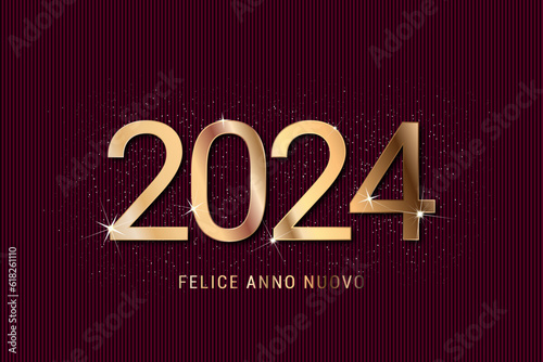 felice anno nuovo - buon anno 2024