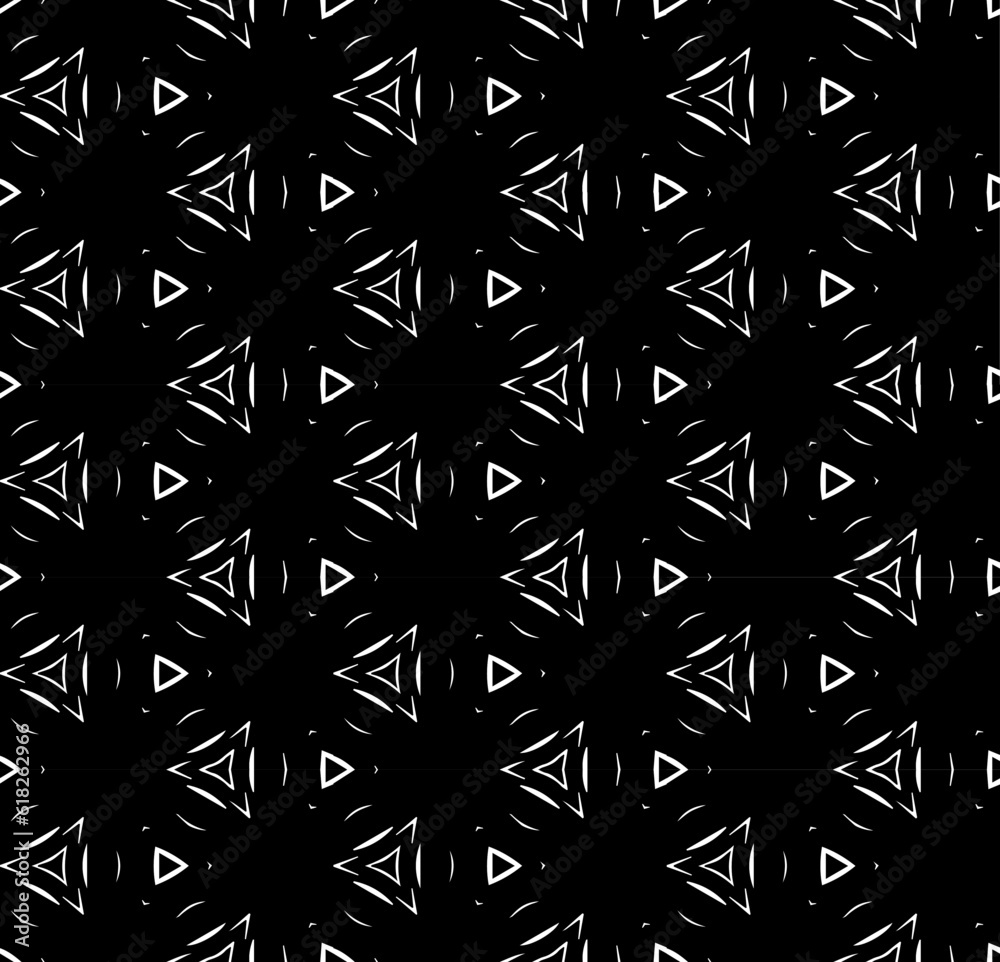 Black and white seamless pattern texture. Greyscale ornamental graphic design. Mosaic ornaments. Pattern template. Vector illustration. EPS10. Black and white seamless pattern texture. Greyscale ornamental graphic design. Mosaic ornaments. Pattern template. Vector illustration. EPS10.
