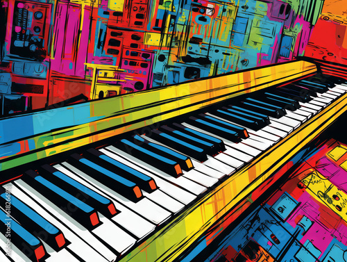 Pop Art Keyboard