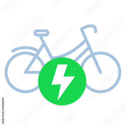 electric bicycle, bike icon