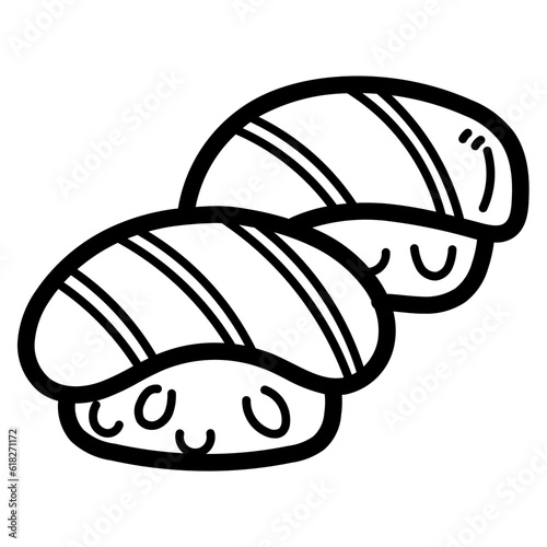 sushi line icon style