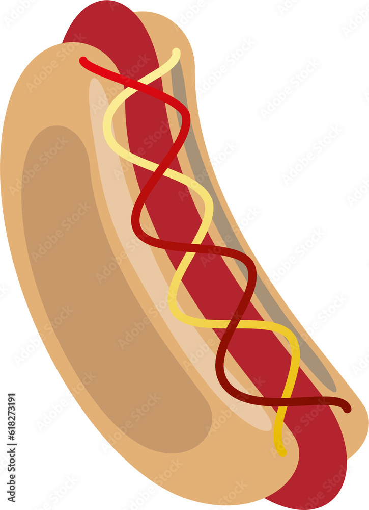hot dog illustration hot dog illustration