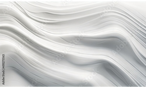  an abstract white background with wavy lines in the center of the image and a white background with wavy lines in the middle of the image. generative ai