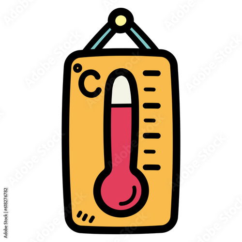 celsius filled outline icon style