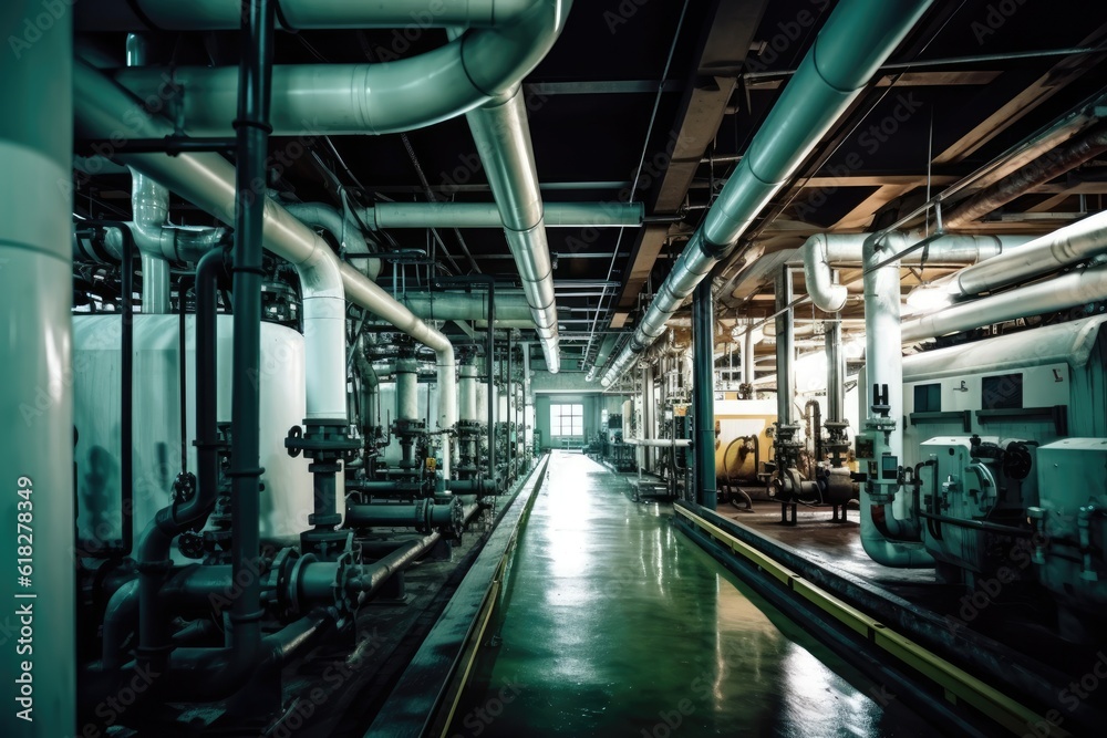 inside factory show mechanical room
inside factory show mechanical room