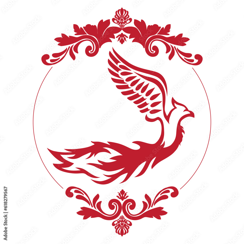 Phoenix Bird Logo Icon Phoenix Bird Logo Icon