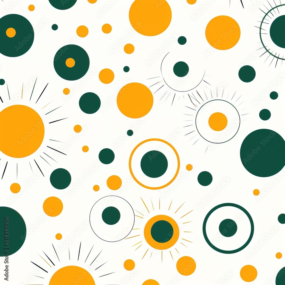 seamless pattern with circles seamless pattern with circles
