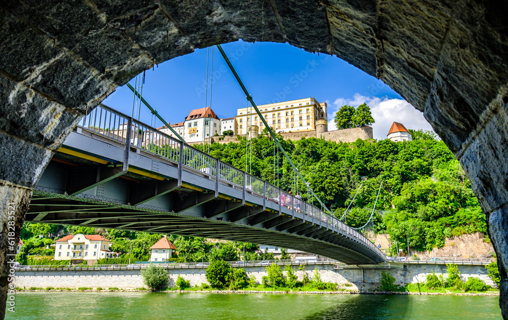 Fototapeta premium historic buildings at the old town of Passau - Germany