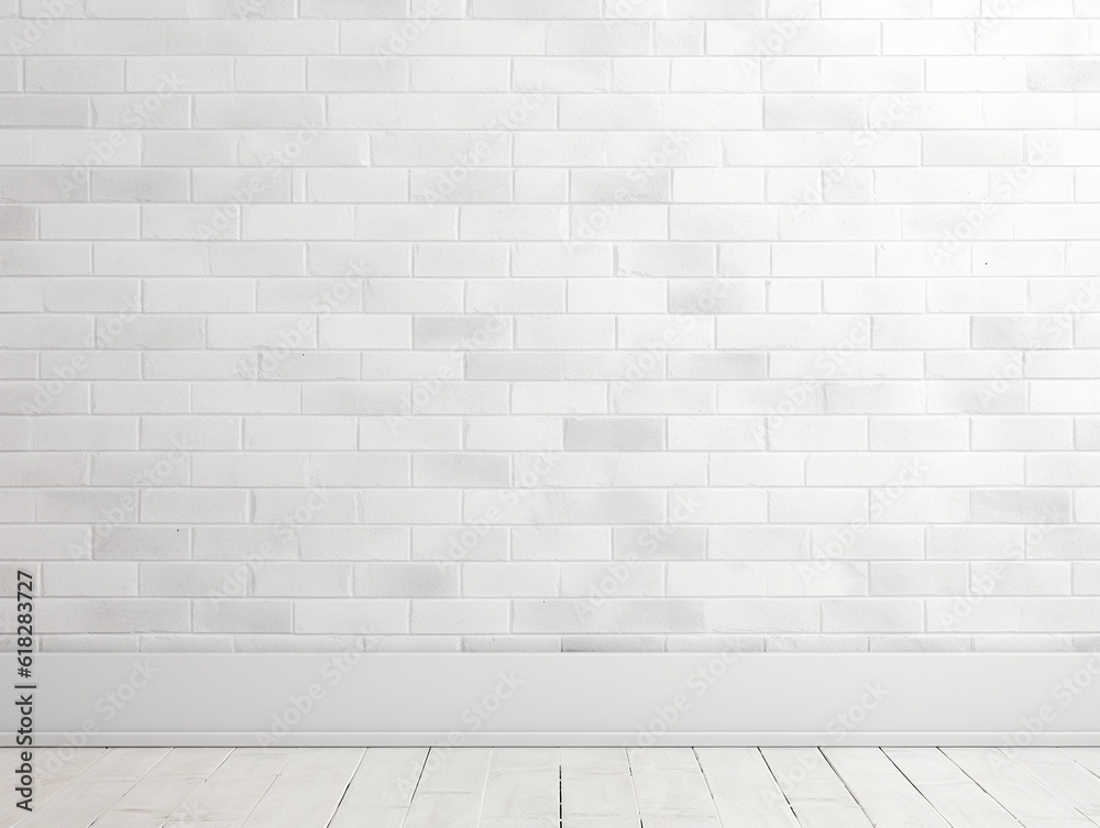 Smooth brick wall with light gray shades surface texture background 
