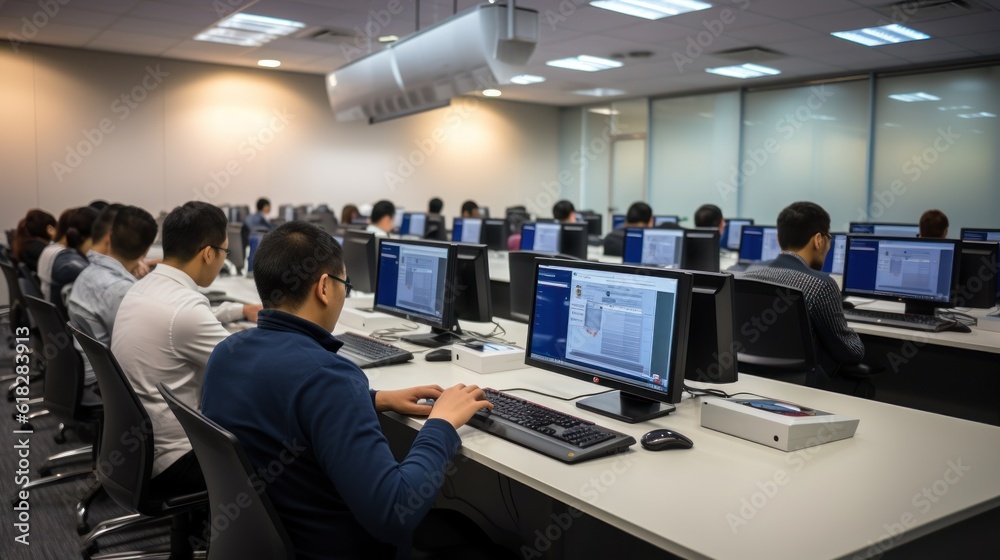 Professionals undergo training and earn certifications in various IT disciplines