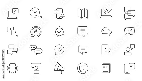 Customer service icon set. Containing customer satisfied, assistance, experience, feedback, operator and technical support icons. 
