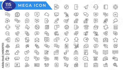 Customer service icon set. Containing customer satisfied, assistance, experience, feedback, operator and technical support icons.