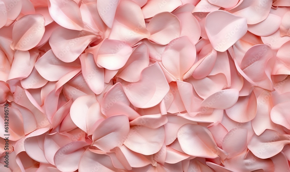  a close up view of a pink flower petals wallpaper.  generative ai
