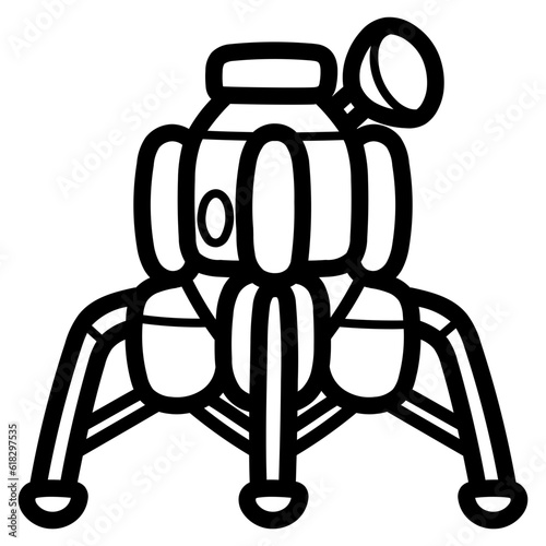 lander line icon style