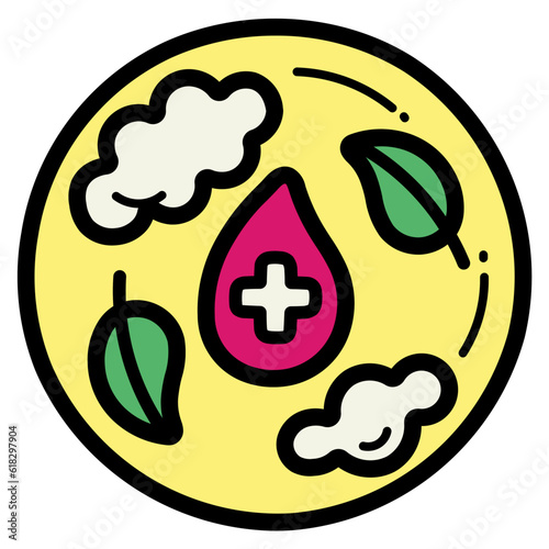 hygienic filled outline icon style