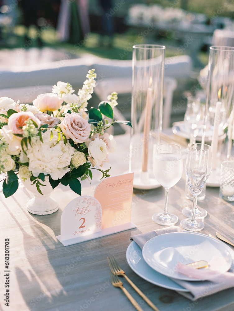 wedding table setting wedding table setting