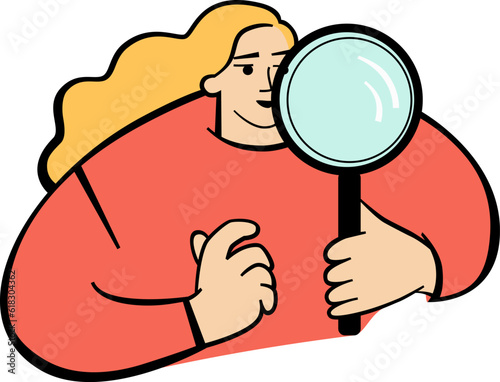 A Woman Make Research and Analysis Data