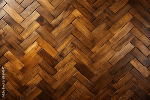 Chestnut Warmth: Chestnut wood parquet exuding a cozy and inviting ambiance, types of parquet background, textures Generative AI