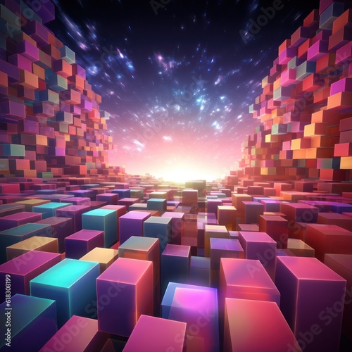 cube background