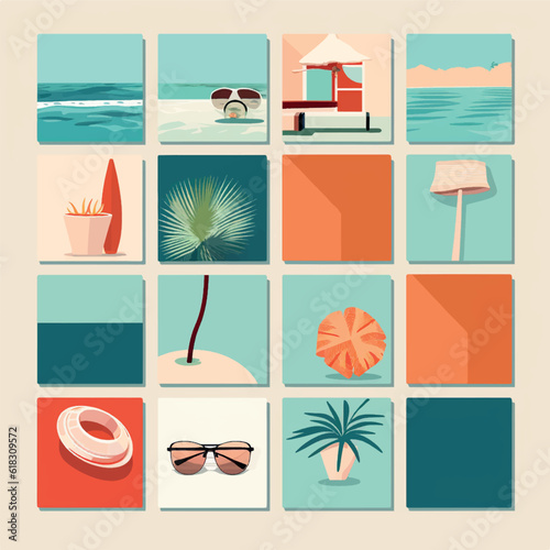 mood board vector, mood board, vector illustration, background