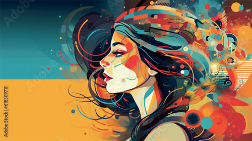 mood board vector, mood board, vector illustration, background
