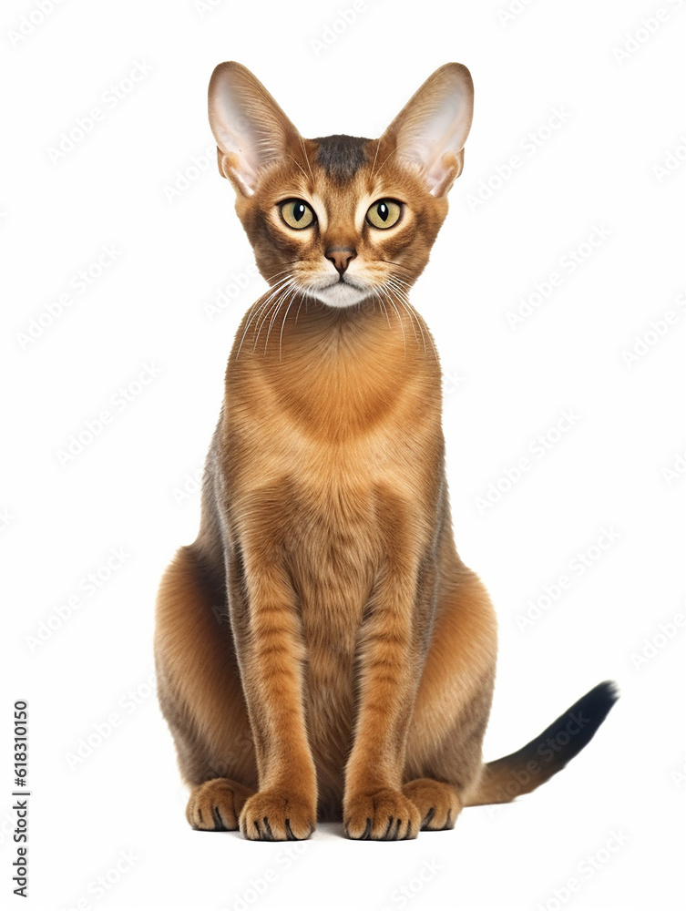 Oriental Cat ears mustache eyes an animal is a friend of a person, a pet
