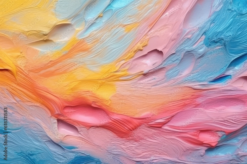 Abstract background from the smears of watercolor paint Generative AI