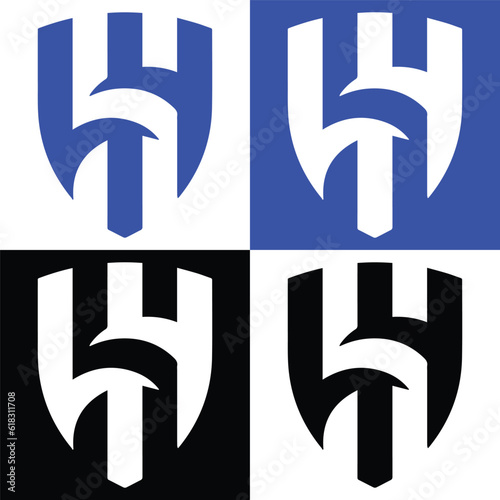 Jakarta, Indonesia - July 1, 2023: Al Hilal vector set logo printed on paper and placed on white background