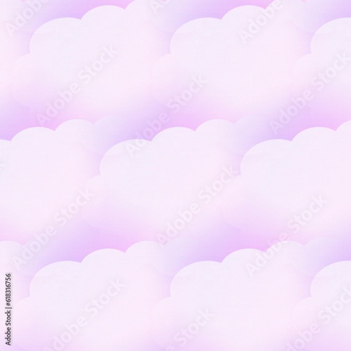  Pink and lilac gradient background with clouds.