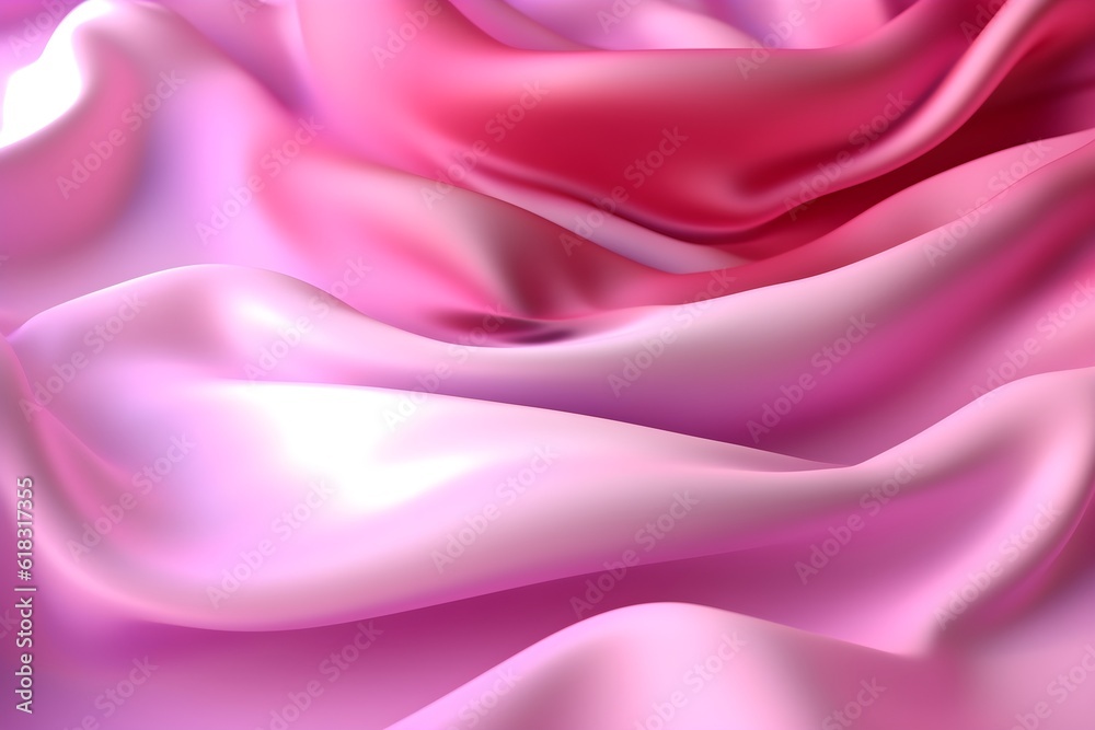 Obraz premium Abstract fluid iridescent holographic neon curved wave in motion colorful background, Gradient design banner, created with Generative AI technology 