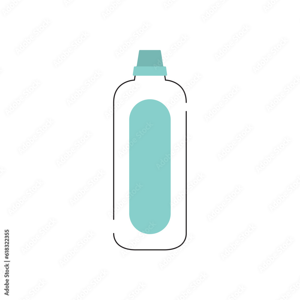 Isolated monochrome liquid soap bottle icon Vector Isolated monochrome liquid soap bottle icon Vector