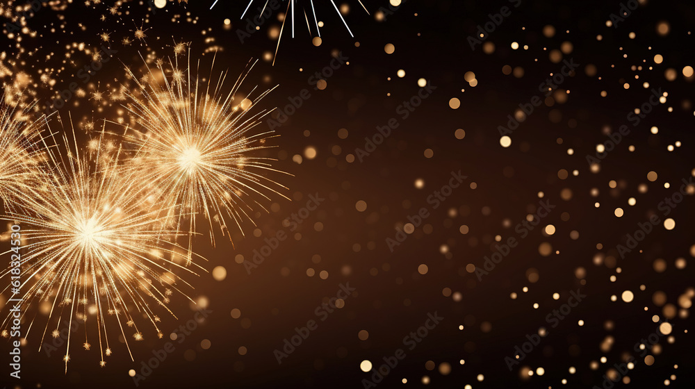 Happy new year sparkles banner Happy new year sparkles banner