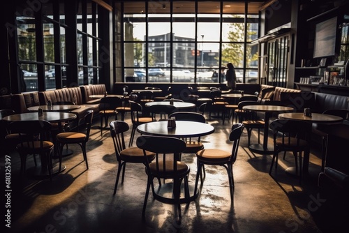 photo of empty inside coffee shop Photography © NikahGeh