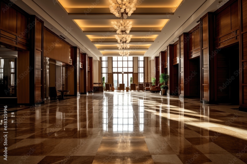 photo of empty inside lobby hotel Photography