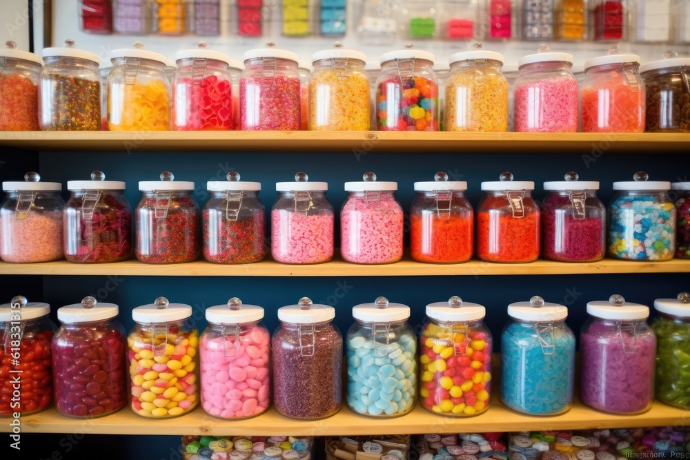 photo of inside empty candy shop Photography AI Generated photo of inside empty candy shop Photography AI Generated